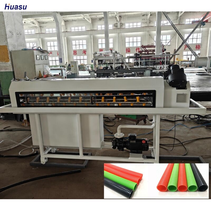 38CrMoAlA樽材料とPLCリモコンを搭載したシメンス・シュナイダー主電機を備えた単壁波紋管外押しライン