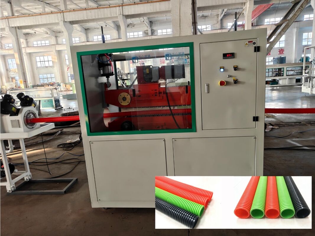 シメンス・シュナイダー メイン・エレクトリックスのPLCリモコンと38CrMoAlA樽材料の単壁波紋パイプ挤出ライン