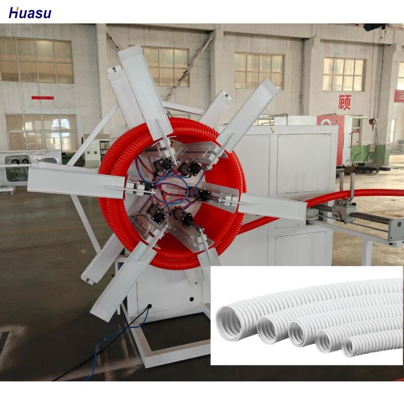 シーメンスインバータ駆動シングルウォールコルゲートパイプ生産ライン、温度コントローラ・温度センサ付き