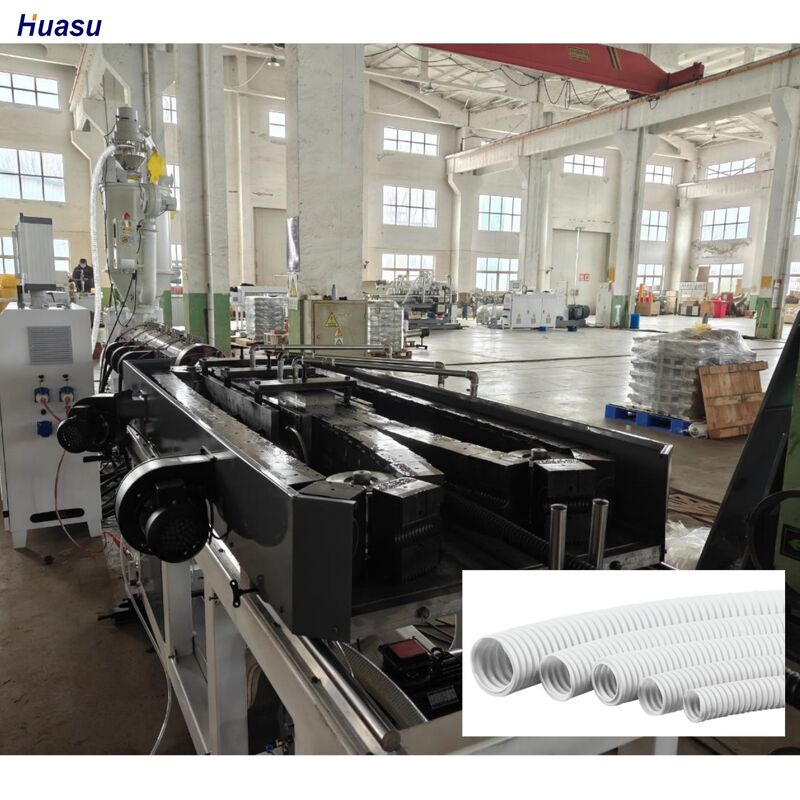 シーメンスインバータ駆動シングルウォールコルゲートパイプ生産ライン、温度コントローラ・温度センサ付き