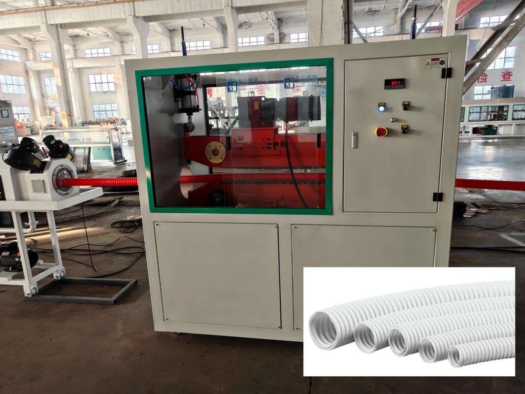 自動グレードHDPE PP PVC二重壁コルゲートパイプ製造機、パイプ製造用ロータリーモールドタイプコルゲーター