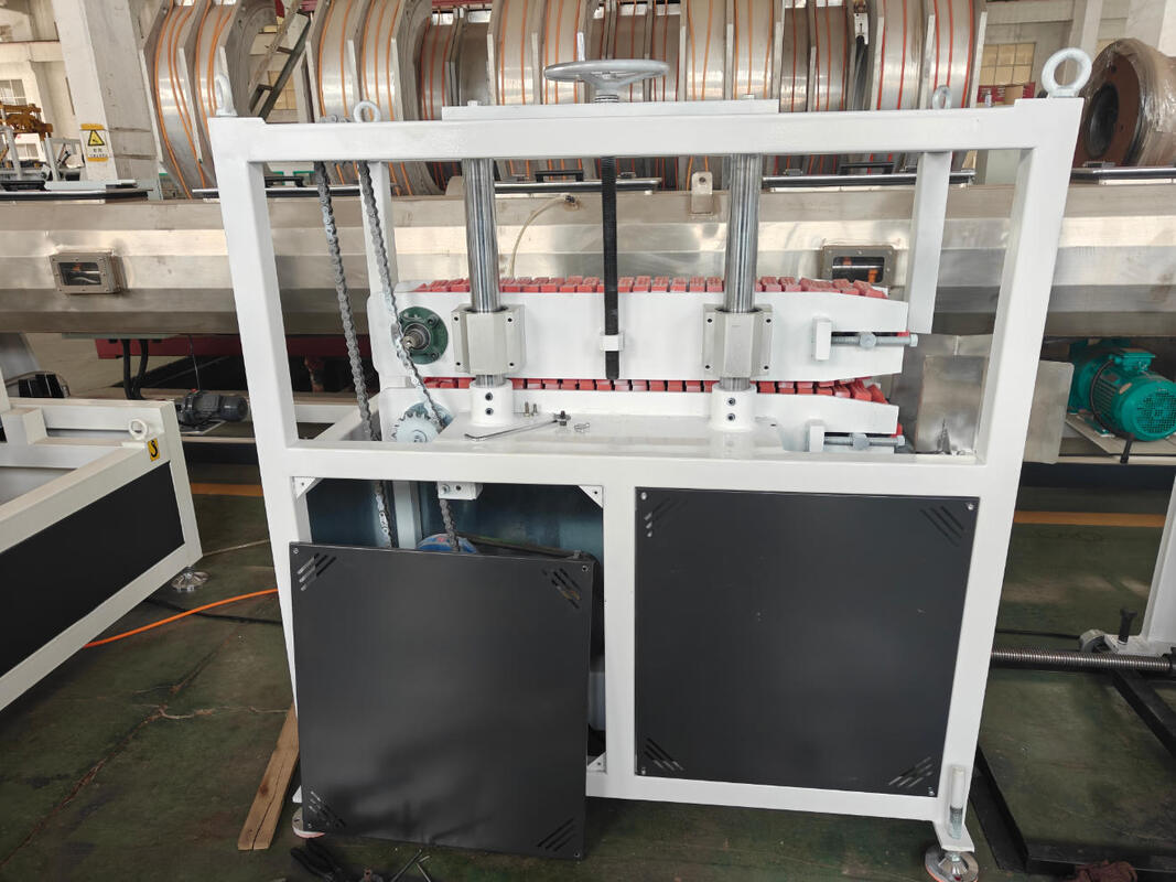 作業流程管理のための半自動から完全自動オプションを備えた,粉末のない切断スパイラルパイプエクストルーションライン