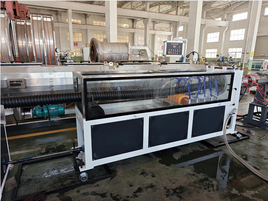 作業流程管理のための半自動から完全自動オプションを備えた,粉末のない切断スパイラルパイプエクストルーションライン