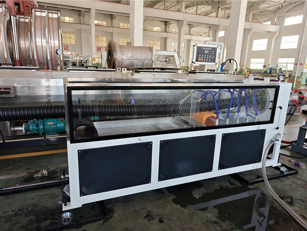 単壁型パイプ 螺旋型パイプ エクストルーションライン 半自動から完全自動 オプション サンプルまたは図面のパイプ形状