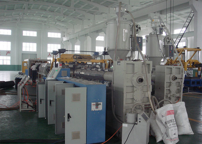 HDPE PP DWCの倍の壁はSiemens HMIシステムが付いている管の機械類を波形を付けた