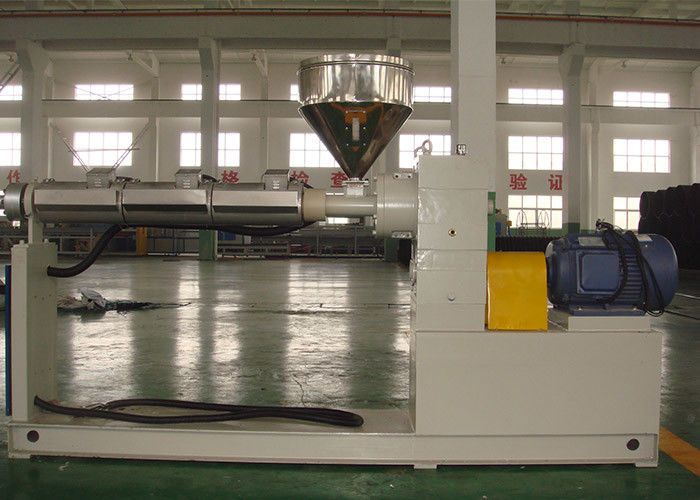 PVC/PEの倍の壁の波形の管の放出ライン プラスチック管機械