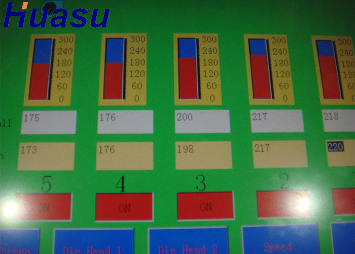 PE/PP/PVCの単一の二重壁の波形の管機械管の放出の生産ライン