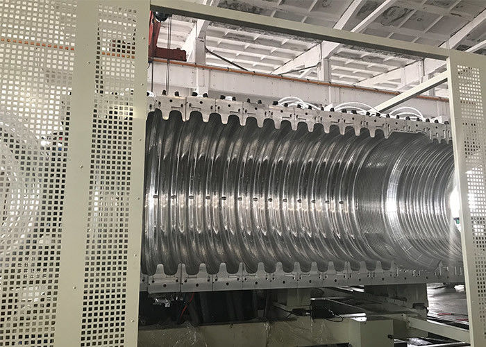 Sn4 Sn8の倍の壁の波形の管のコルゲーターの押出機の打抜き機さん孔器