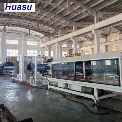 32-1600mm Diameter HDPE Corrugated Pipe Extruder Machine with Single Screw Technology and Planetary Cutting