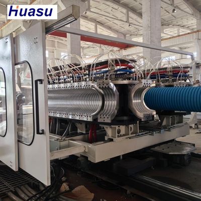 Double Wall Corrugated Pipe Extrusion Line with 32mm-1600mm Inner Diameter, Belling-on-line Expansion Mode, and Planetary Cutting