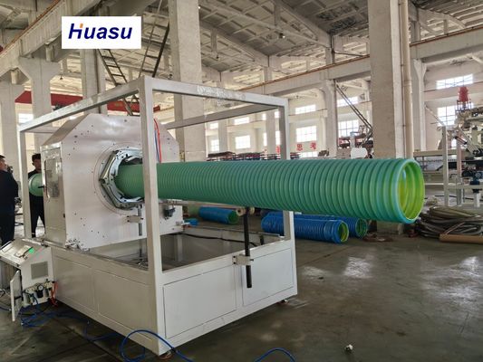 Dual Wall Corrugated Pipe Production Line with 32-1600mm Pipe Diameter 60-2000kg/h Capacity and Siemens PLC Technology