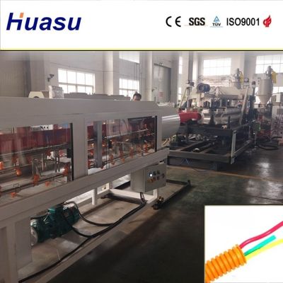 Double Wall Corrugated Pipe Extrusion Line for PVC PE MPP PA HDPE