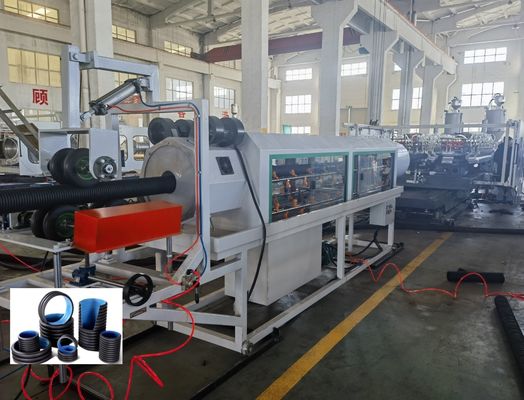 Double Wall Corrugated Pipe Extrusion Line HDPE PP 32-1600mm