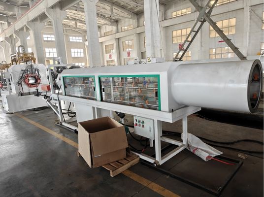 Double Wall Corrugated Pipe Extrusion Line 30000mm with Siemens PLC
