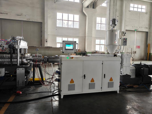 Deep Screw Channel Structure Single Wall Corrugated Pipe Extrusion Line for Versatile Applications and High-Quality Output