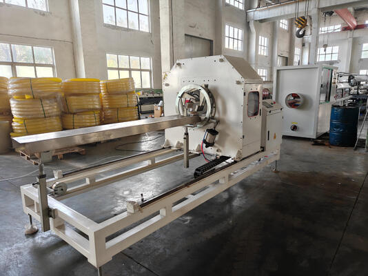 Double Wall Corrugated Pipe Extrusion Line with High Hardness Barrel Screw HV>740 and 20CrMnTi Gear Material in Vertical or Horizontal Configuration