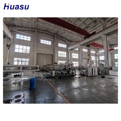 Output 100-2000kgh double wall corrugated pipe extrusion machine designed for sewage discharge ensuring continuous pipe manufacturing