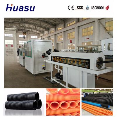 32-1600mm  High Speed Full Automatic Corrugated Pipe Extrusion Line Ensuring Stable Pipe Production line