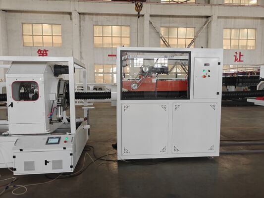 Customized Corrugated Pipe Production Line Featuring 38CrMoAlA Barrel Material Designed For Extrusion And Long Service Life