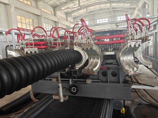 High Quality Single Wall Corrugated Pipe Extrusion Line Providing Pipe Machine Extrusion Process